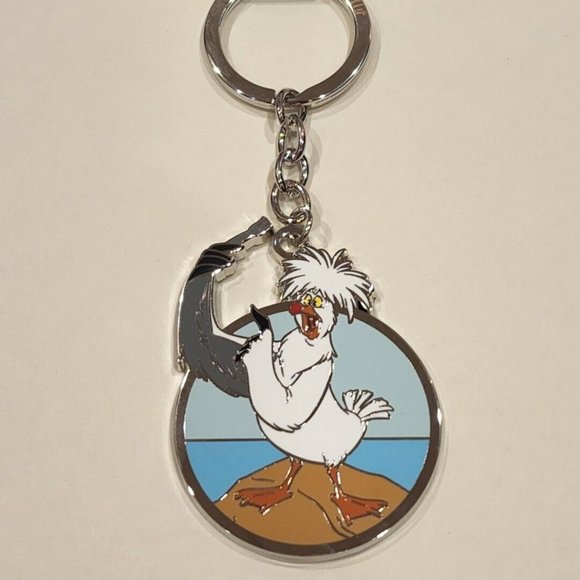 Loungefly Disney the Little Mermaid Scuttle Seagull Keychain NEW - Picture 1 of 12